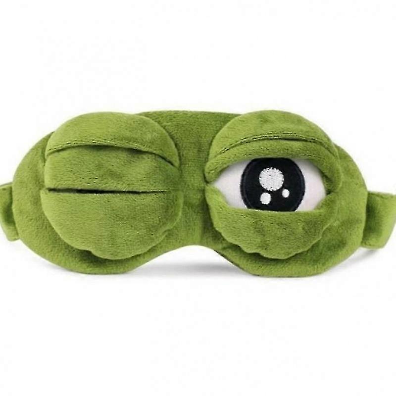 Frog Shaped Plush Sleep Mask