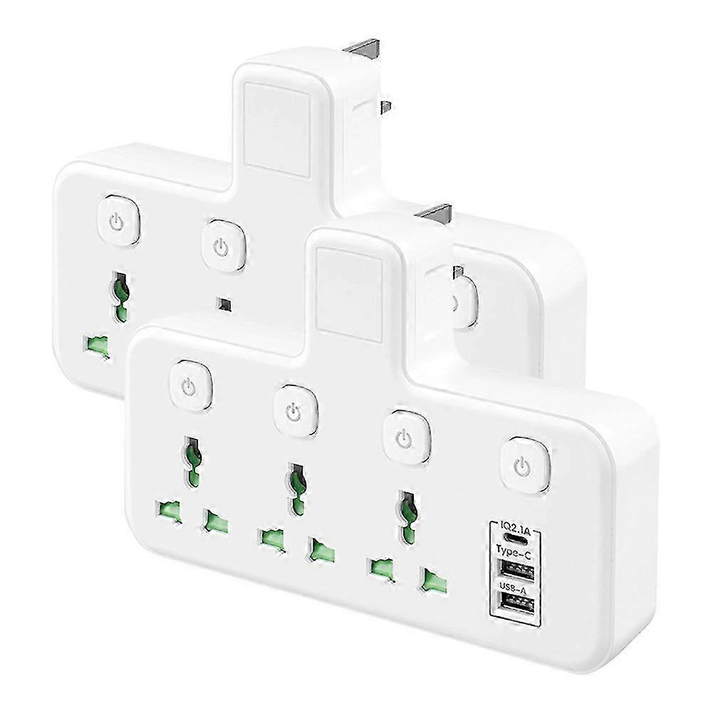 Maximum Current Plug Adaptor Night Light Individual Switches Multi Function Plug Adaptor Night Light Design