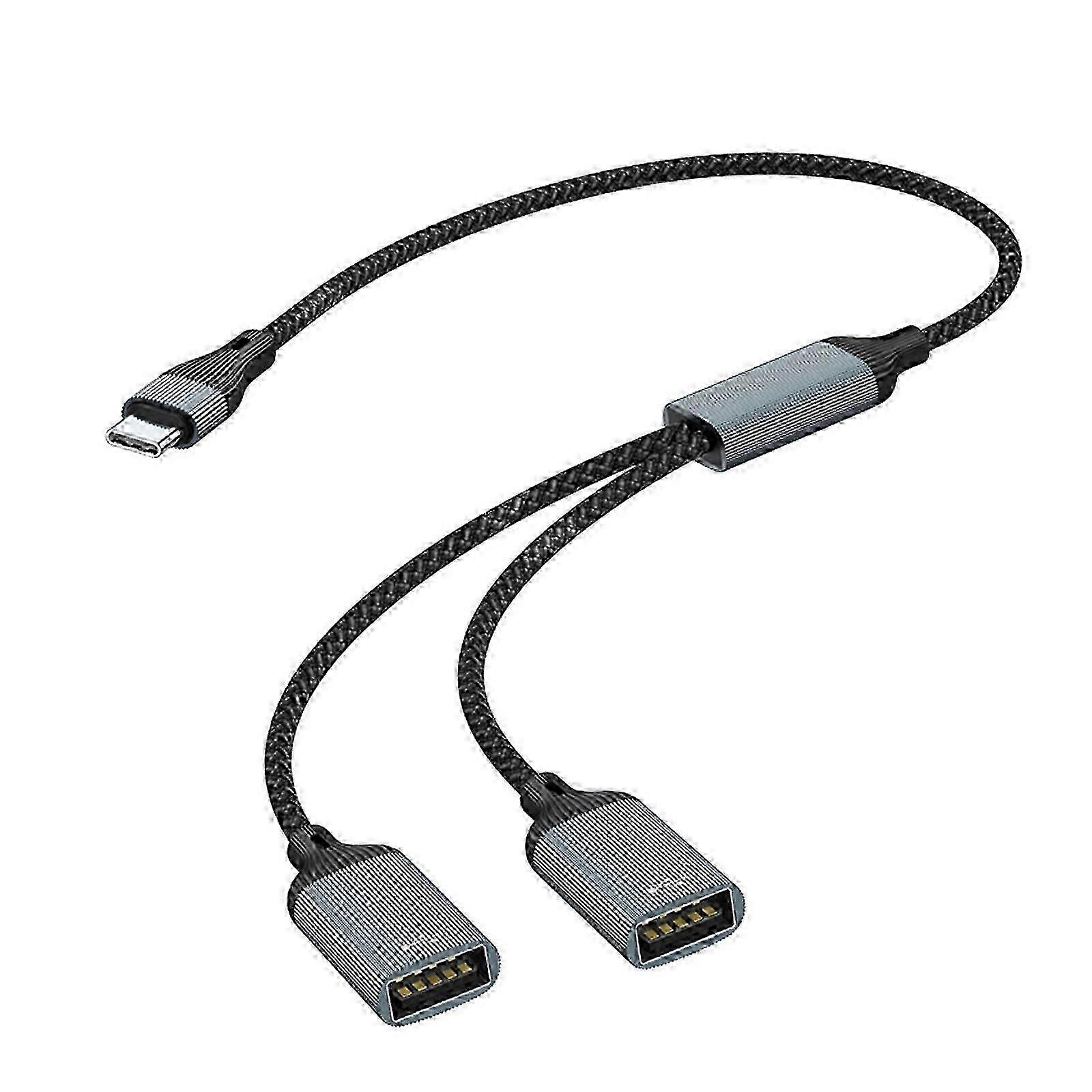 USB C to Dual USB A Adapter