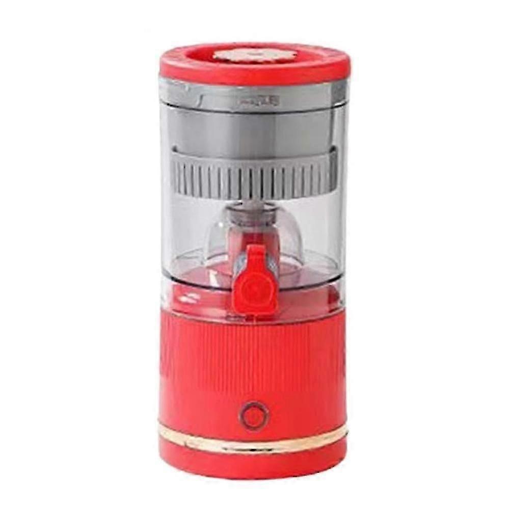 Automatic juicer with hard separation function. Portable. Electric. Rechargeable. 7.4 V. Red. Good quality.