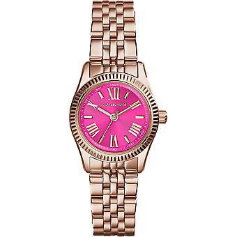 Mkors petite lexington Quartz Analog Women's Watch with MK3285 Gold Plated Stainless Steel Bracelet