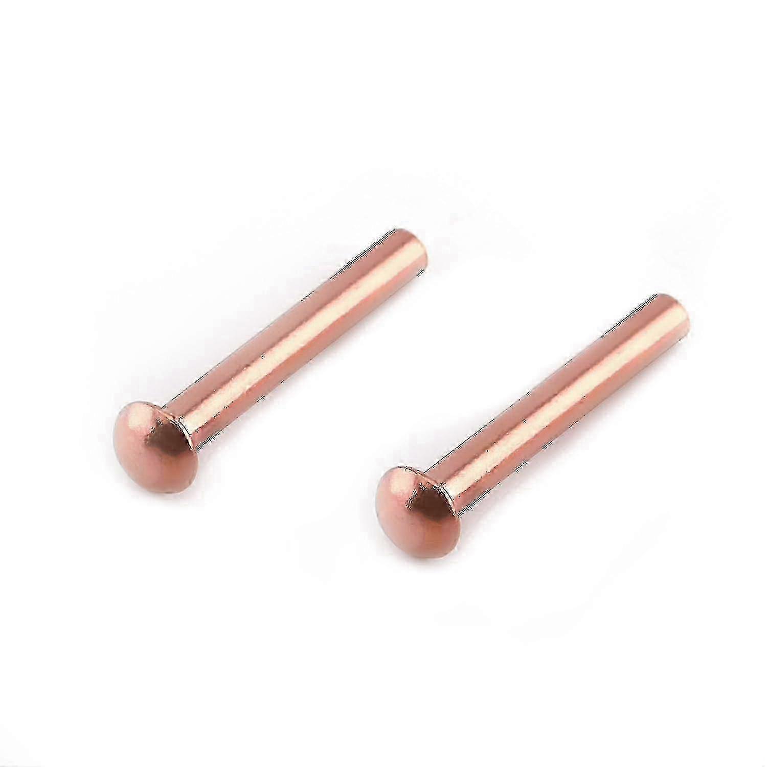 Solid Copper T-Shape Rivets Round Head
