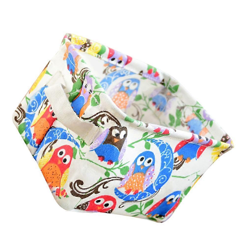 Multi Color Owl Storage Bucket for Practical Laundry Use
