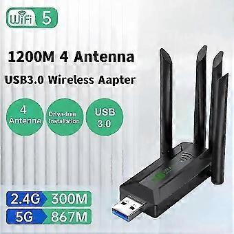 Clé Wi-Fi double bande USB 3.0 1200 Mbps