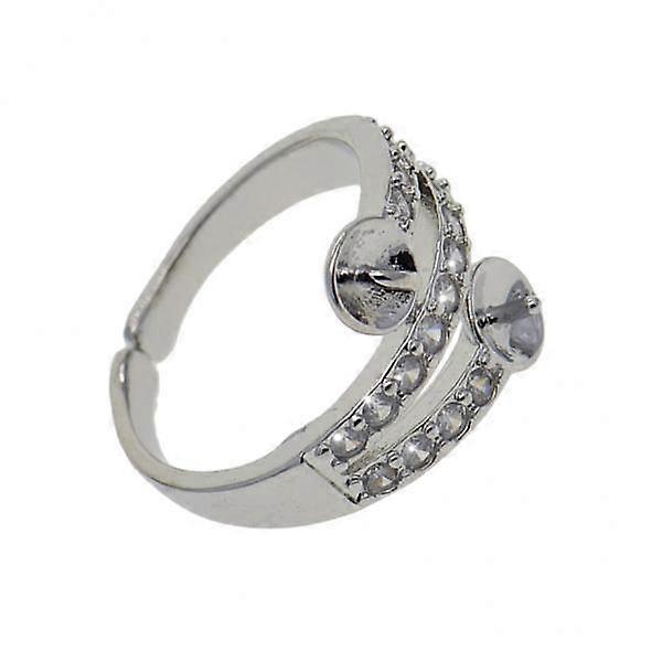 6X Adjustable Rhinestone Vintage Settings