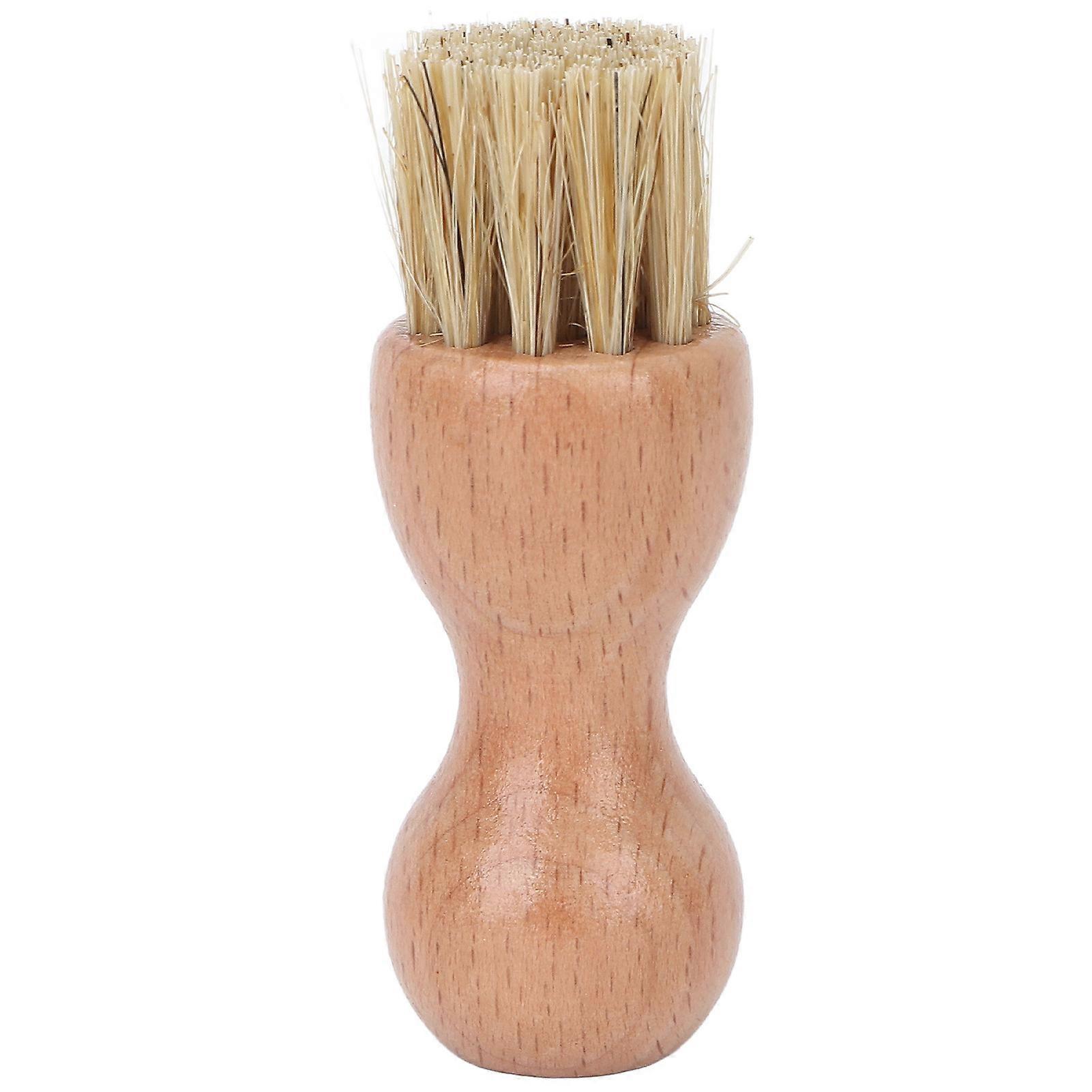 Dense Circular Bristle Shoe Brush