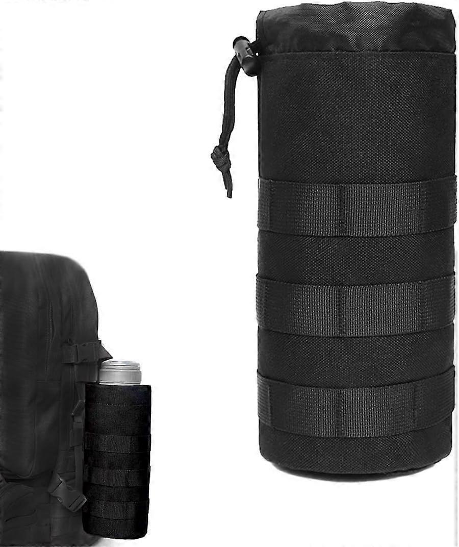 Drawstring Water Bottle Carrier Nylon Pouch