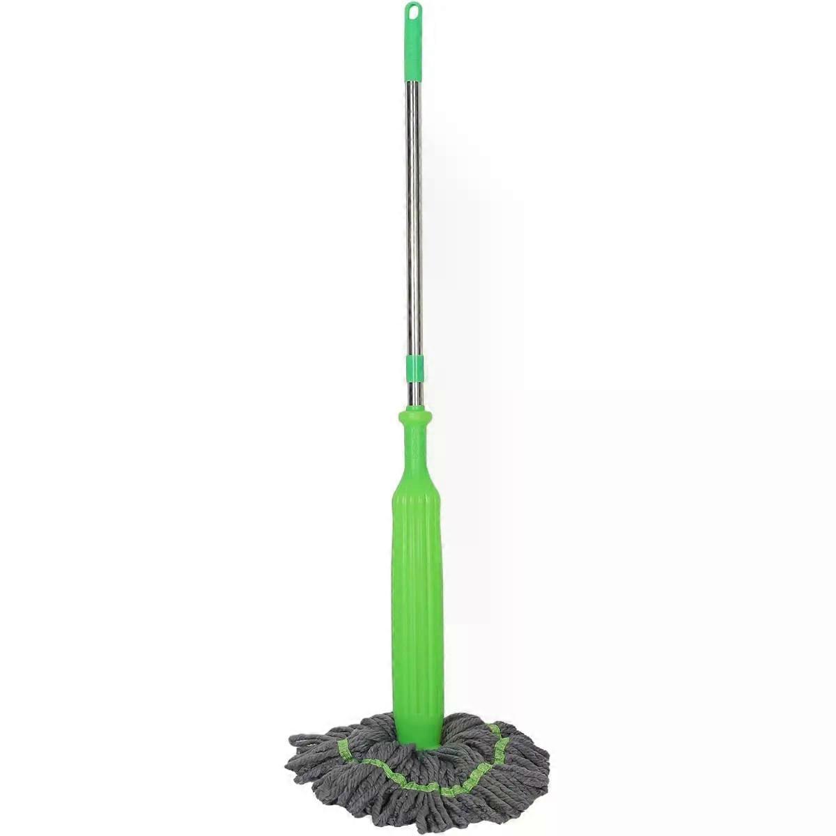 Squeeze Self Wringing Microfiber Mop for Bathroom Floors