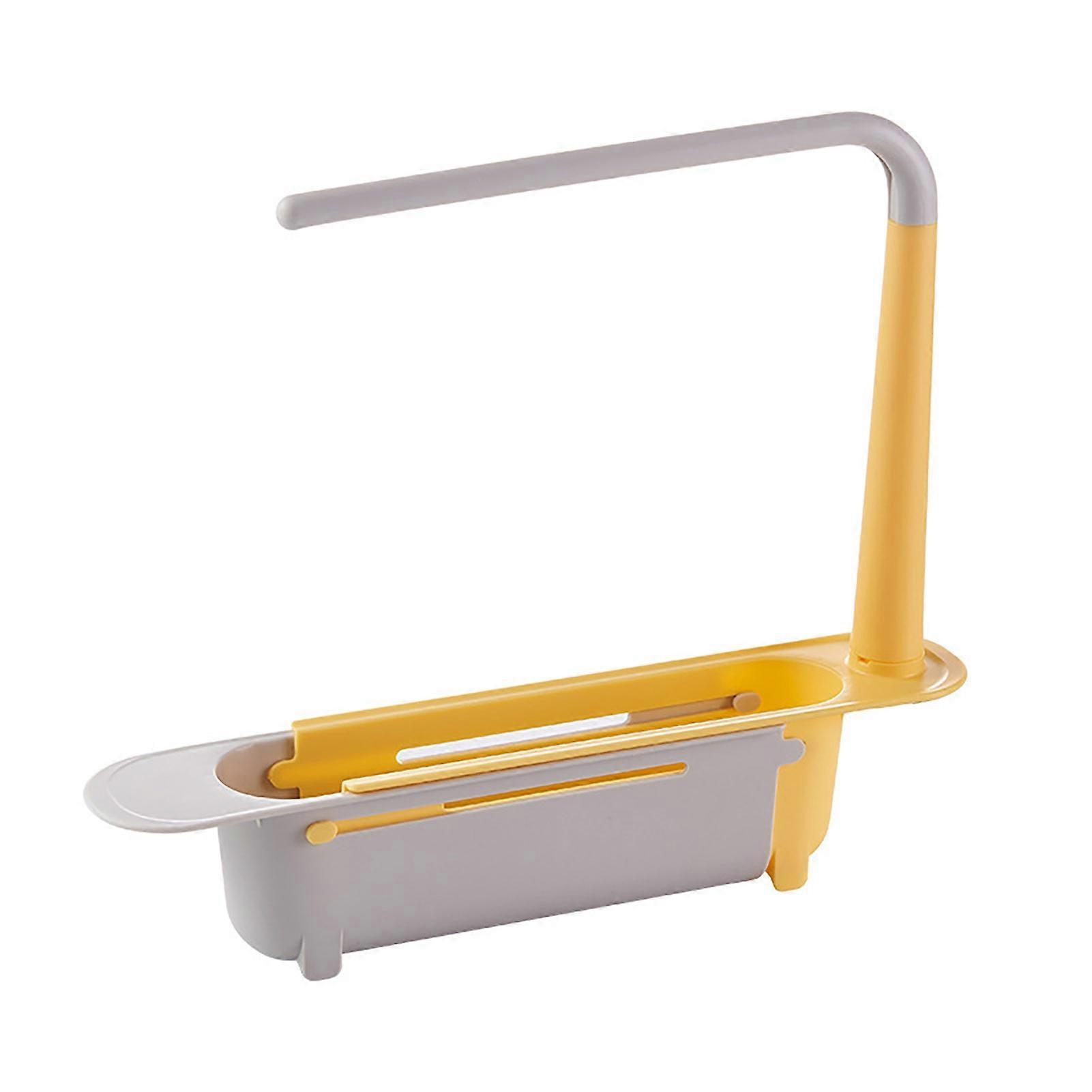 Ventilated Telescopic Sink Rack With Towel Holder