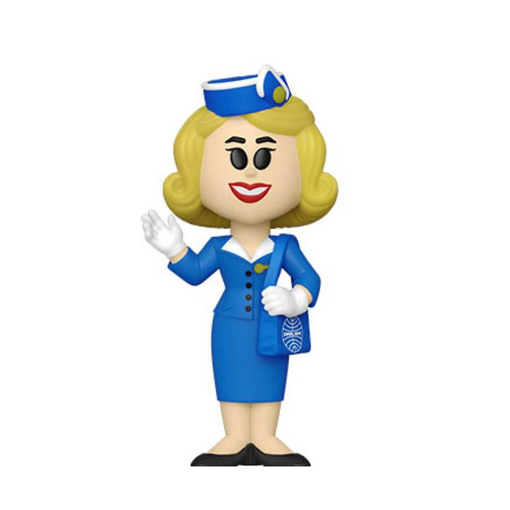Pan Am Stewardess 4.25” Vinyl Figure Soda Chase Variant is Red Hair From Funko