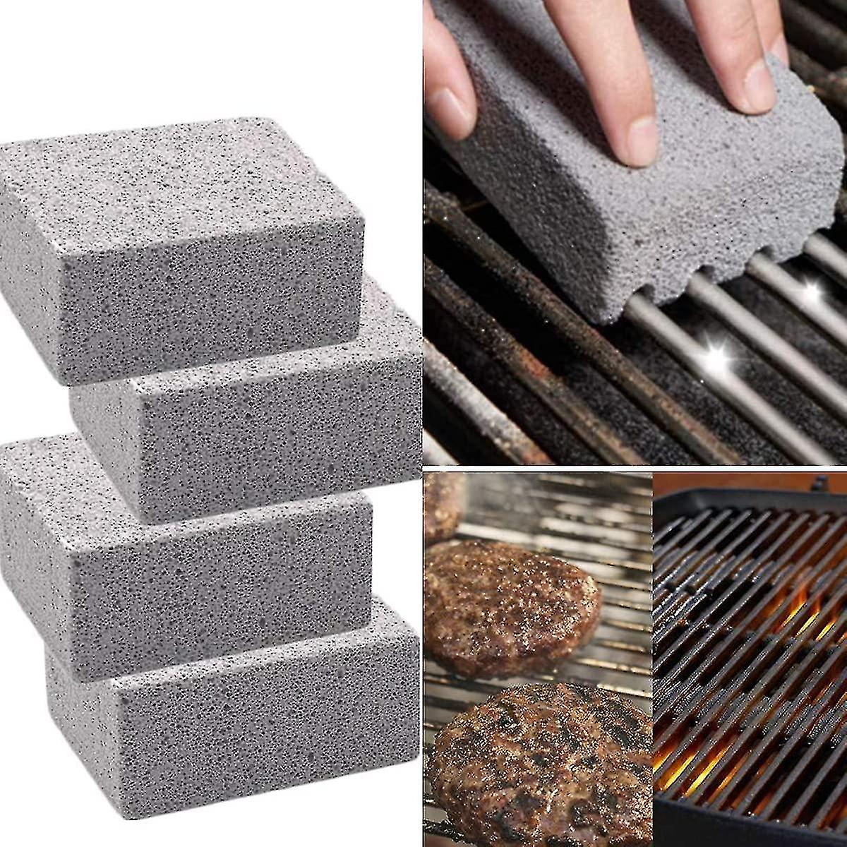 4 Pack Grill Cleaning Brick Block Griddle Cleaner Stone For Bbq Griddle Flat Top