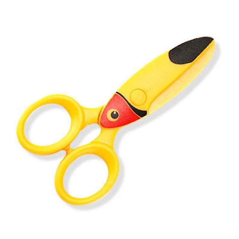 Plastic Kindergarten Manual Round Head Safety Scissors