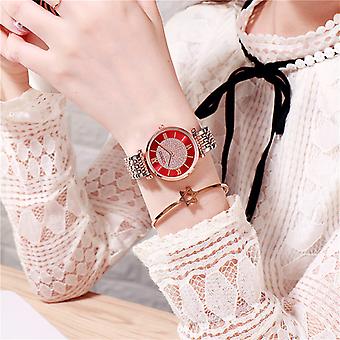 Veeki Women's Watch Gift, Women's Minimalist Simple Slim Thin Casual Dress Analog Quartz Watch