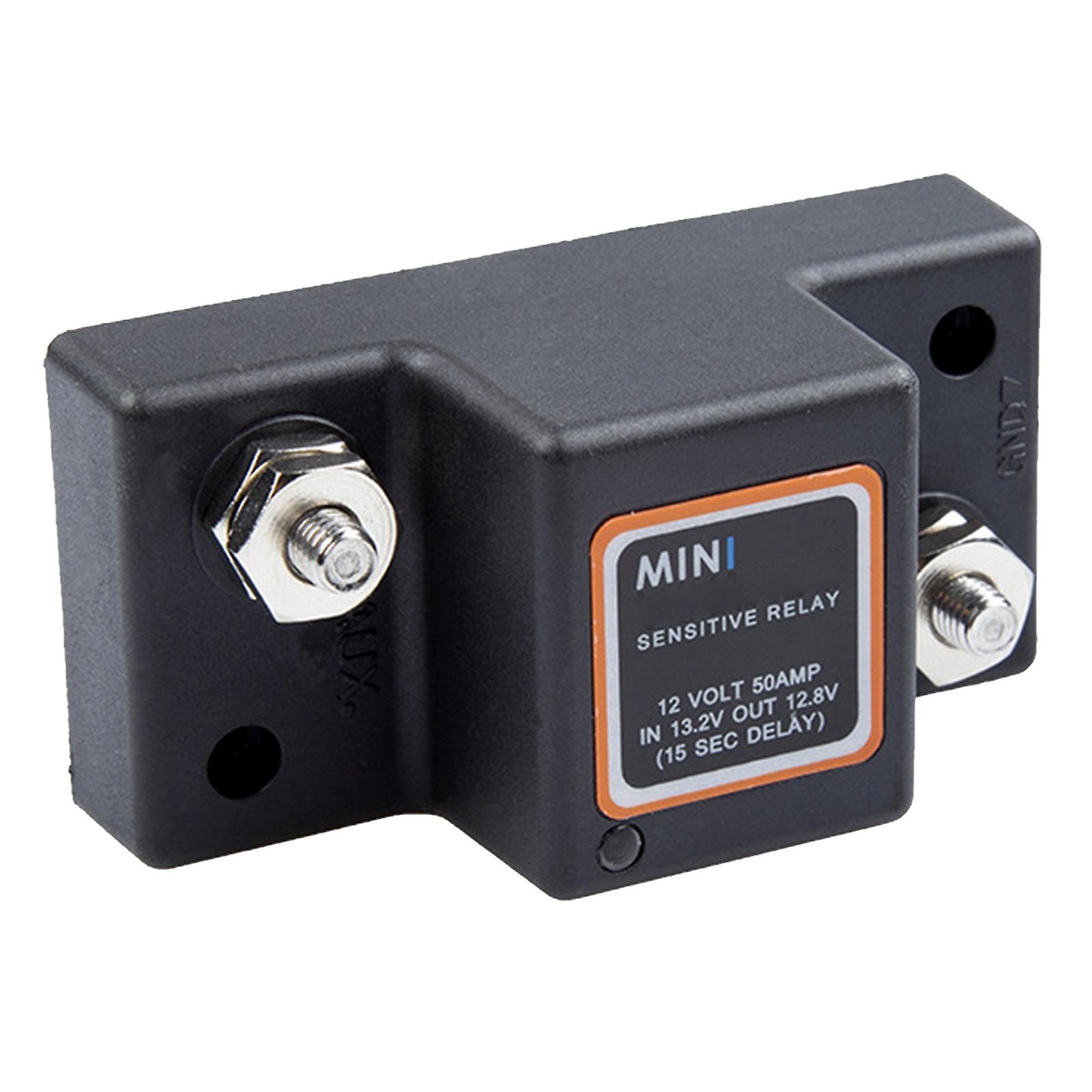 12V 50A Durable Dual Battery Isolator UTV ATV Mini Voltage Sensitive Relay