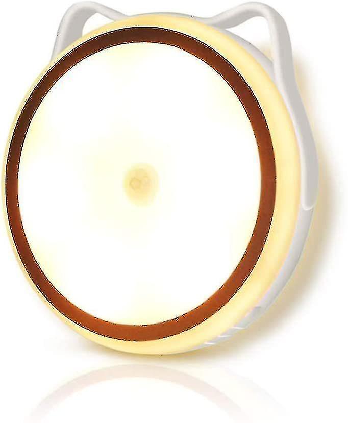 Led Kids Night Light With Motion Sensor And Light Sensor, Usb Rechargeable Self-adhesive Wa