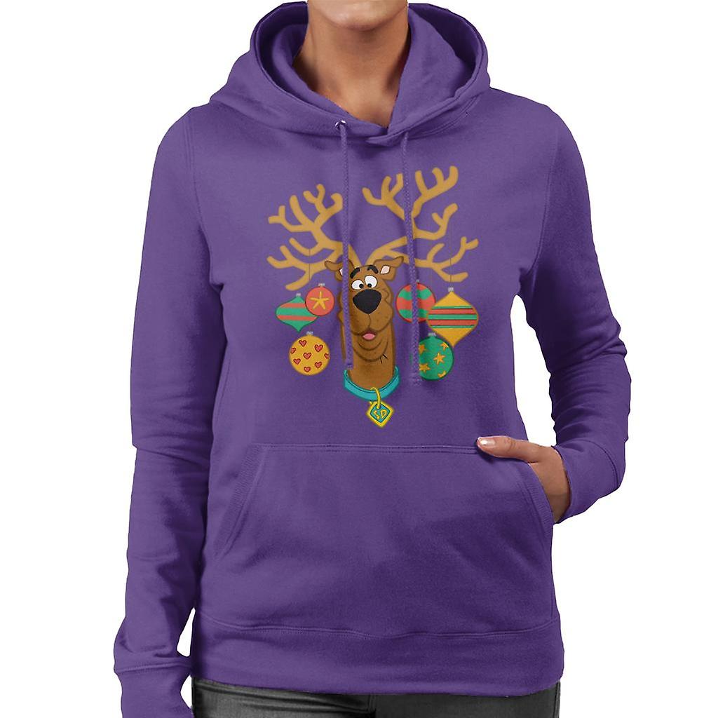 Scooby Doo Weihnachtskugeln Damen Kapuzensweatshirt