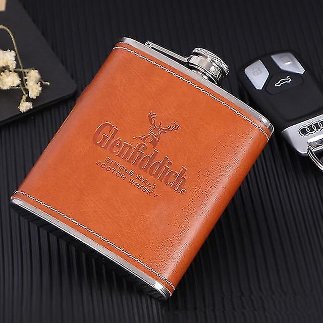 Wine Red2 Stainless Steel Alcohol Funnel Hip Flask Set