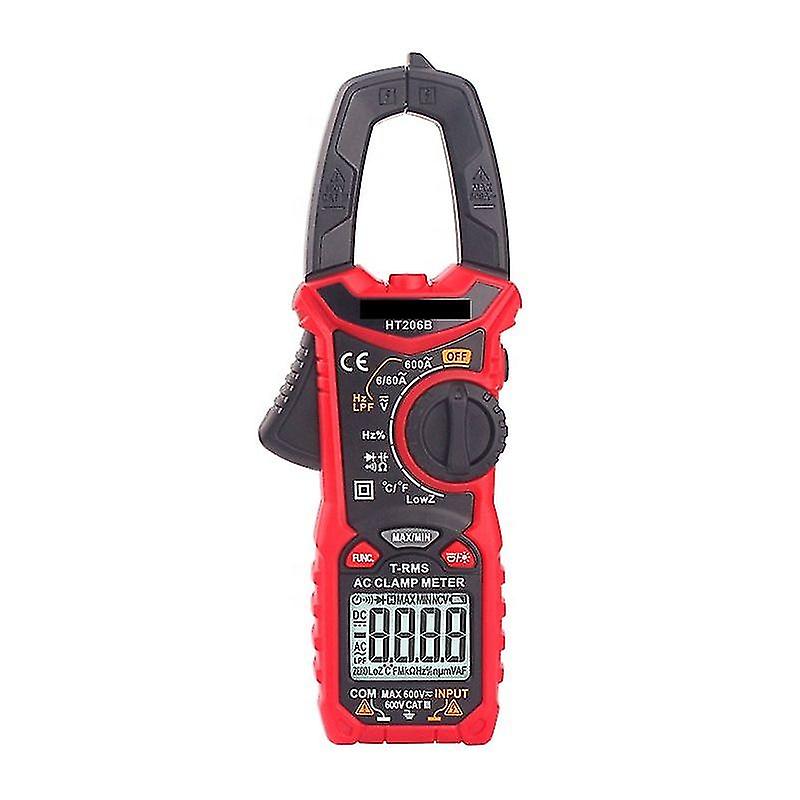 Clamp Meter Multimeter  4000 Counts, Auto-ranging Amp Voltage Tester With Backlight, Measures Ac Current, Ac/dc Voltage, Capacitance, Resistance, Diod