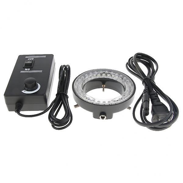 2x62mm Stereo Microscope Ring Light Lamp Illuminator Kit with Power Adapter