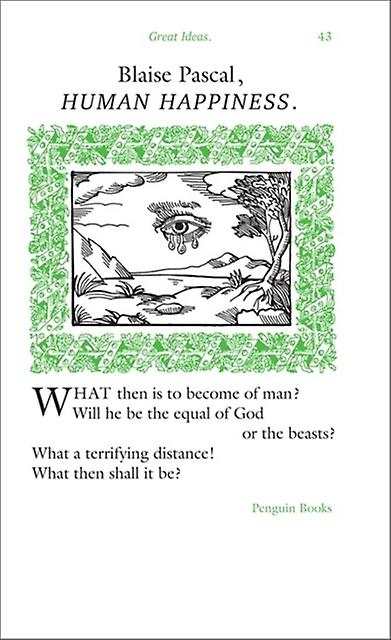 Human Happiness by Blaise Pascal Paperback Book