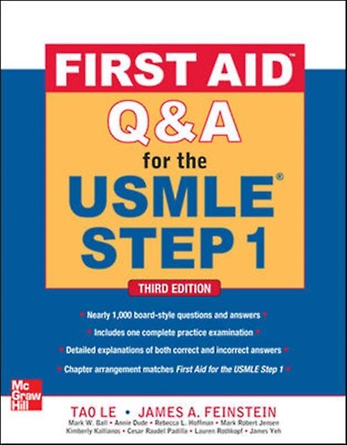 First Aid Qampa For The Usmle Step 1 Third Edition by James Feinstein Paperback