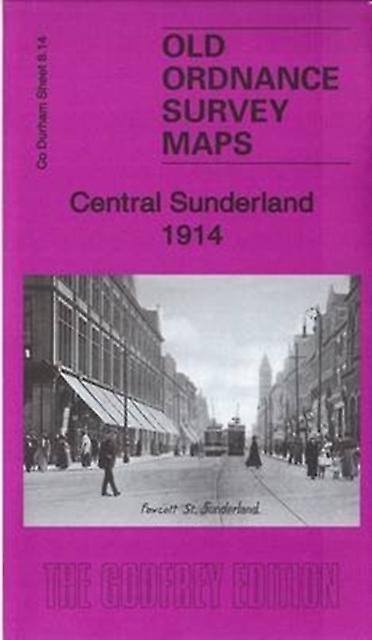 Central Sunderland 1914 by Alan Godfrey Sheet map folded Book