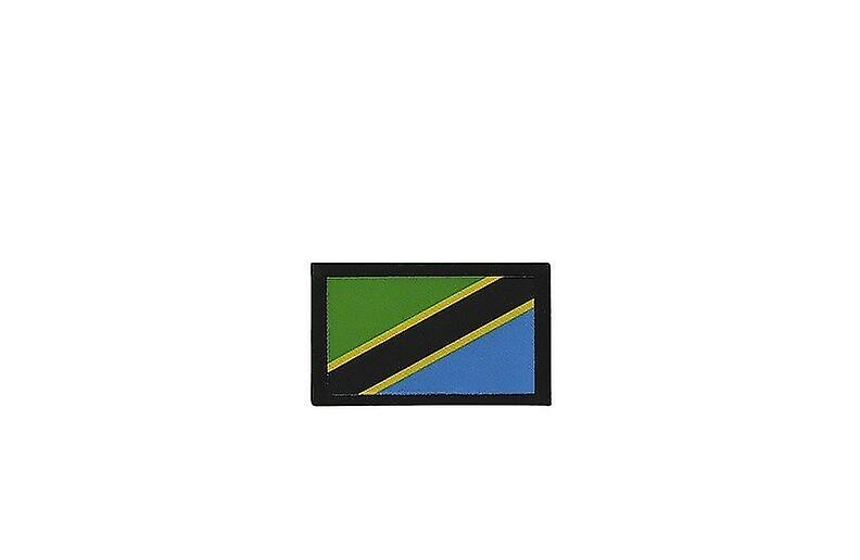 Patch Ecusson Brode Prints Travel Remembrance Tanzanian Flag