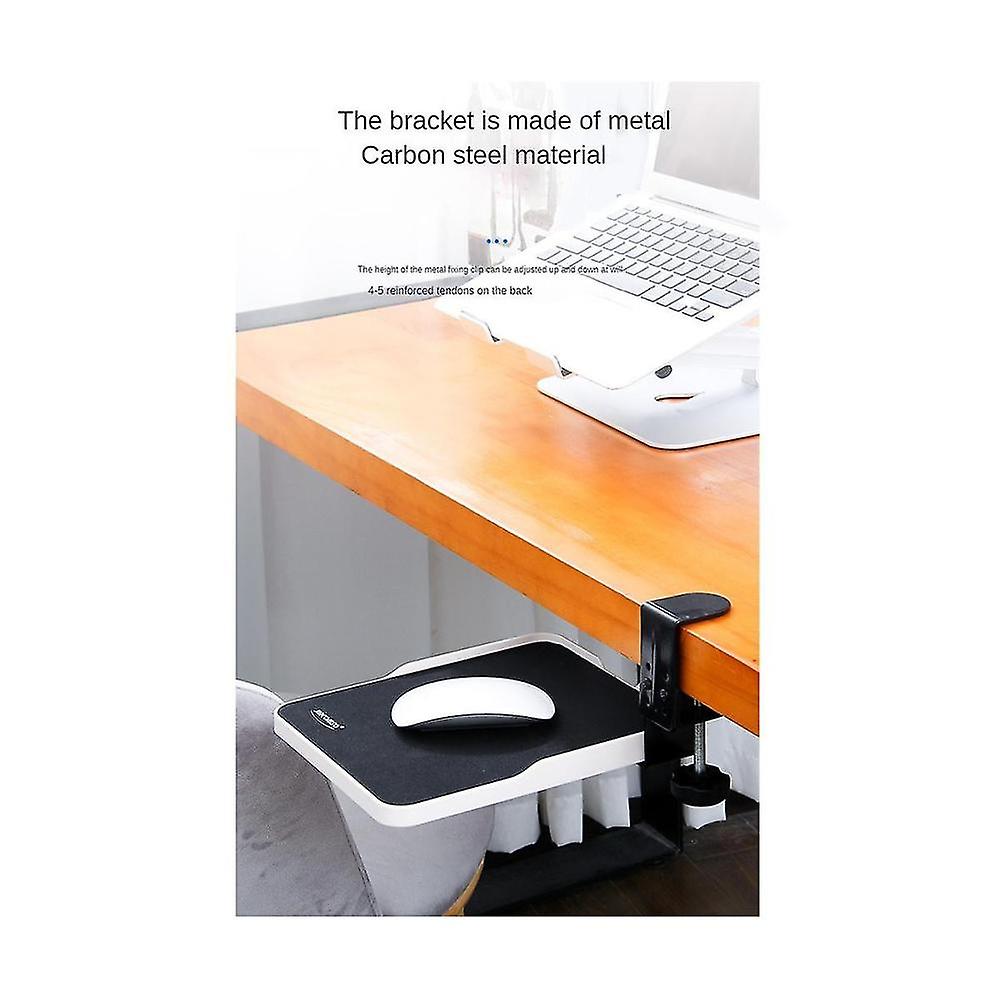 Push-pull Suspension Mouse Pad Wrist Desktop Storage Box Multi-functional Keyboard Support Arm Sto