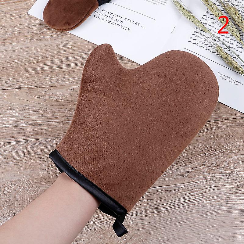 Gjenbrukbar kropp rengjøringshanske kropp selvbrun applikator solarium hansker krem