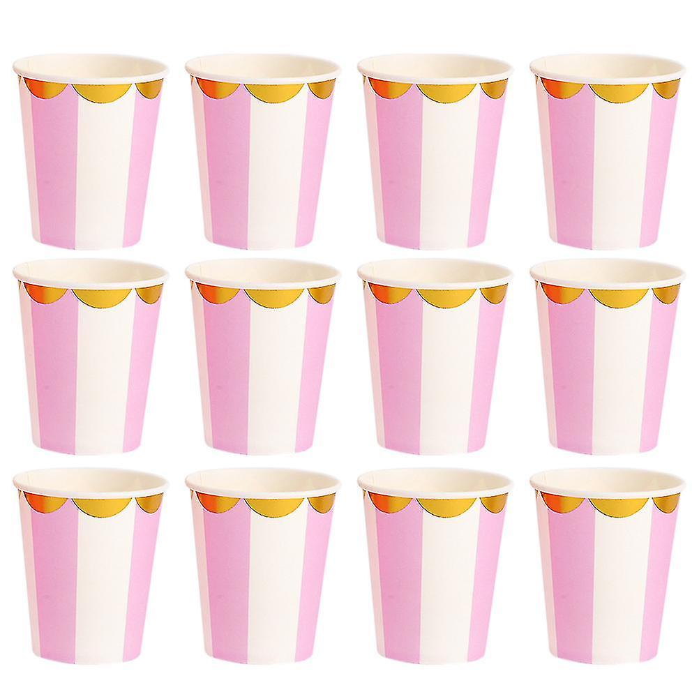 20pcs Professional Simple Practical Water Cups Paper Cups Disposable Cups Party Drinking Cups