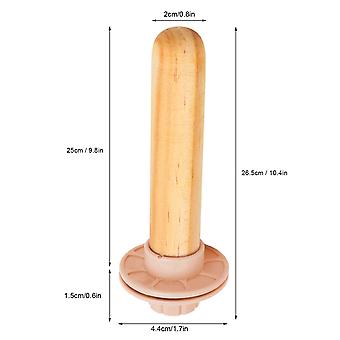Wood Bird Cage Perch Paw Grinding Parrot Perch Bird Stand Toy Platform for Small Birds Cockatiels Lovebirds Budgie Pink