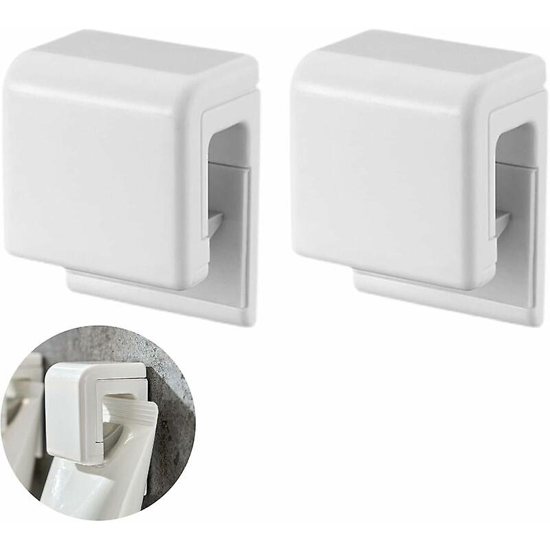 Toothpaste Dispenser, Toothpaste Holder, Multi-Function Wall Hanging Suitable for Face Toothpaste Hand Cream, Strong Adhesive Hook for Bathroom, 4 Pi