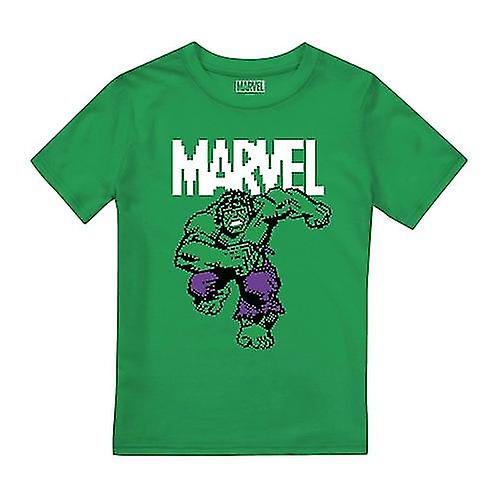 Hulk Childrens/Kids Pixel T-Shirt