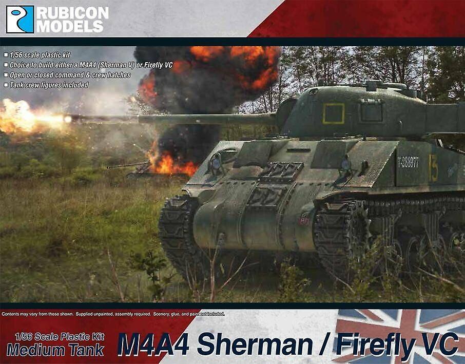 Rubicon RU-280088 M4A4 Sherman / Firefly VC - 1/56 scale plastic kit Historical Scale model
