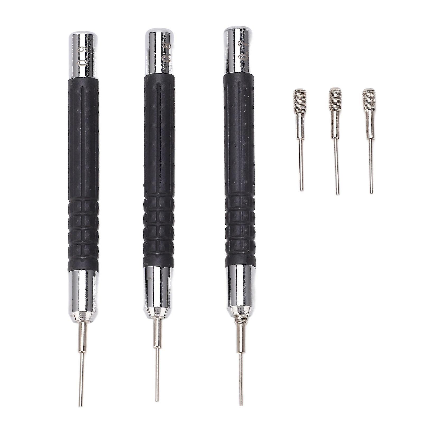 Watch Chain Pin Remover Set 3 in 1 Aluminum Alloy Rustproof Watch Repair Tools for Maintenance