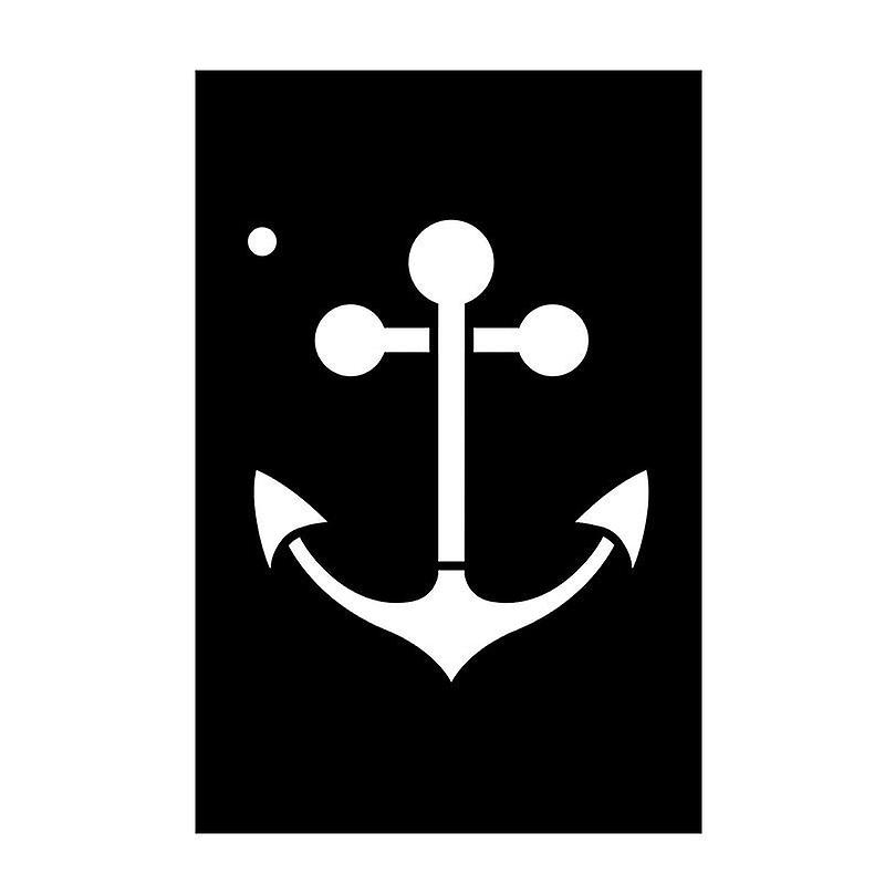 Stencil - Ship anchor