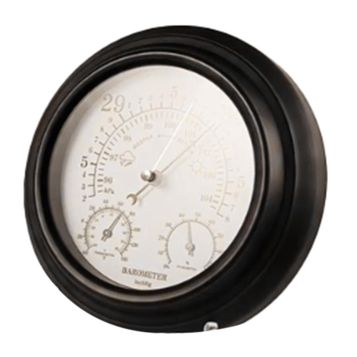 3 in 1 Barometer Thermometer Hygrometer Atmospheric Pressure Temperature Gauge Outdoor Weather Stat