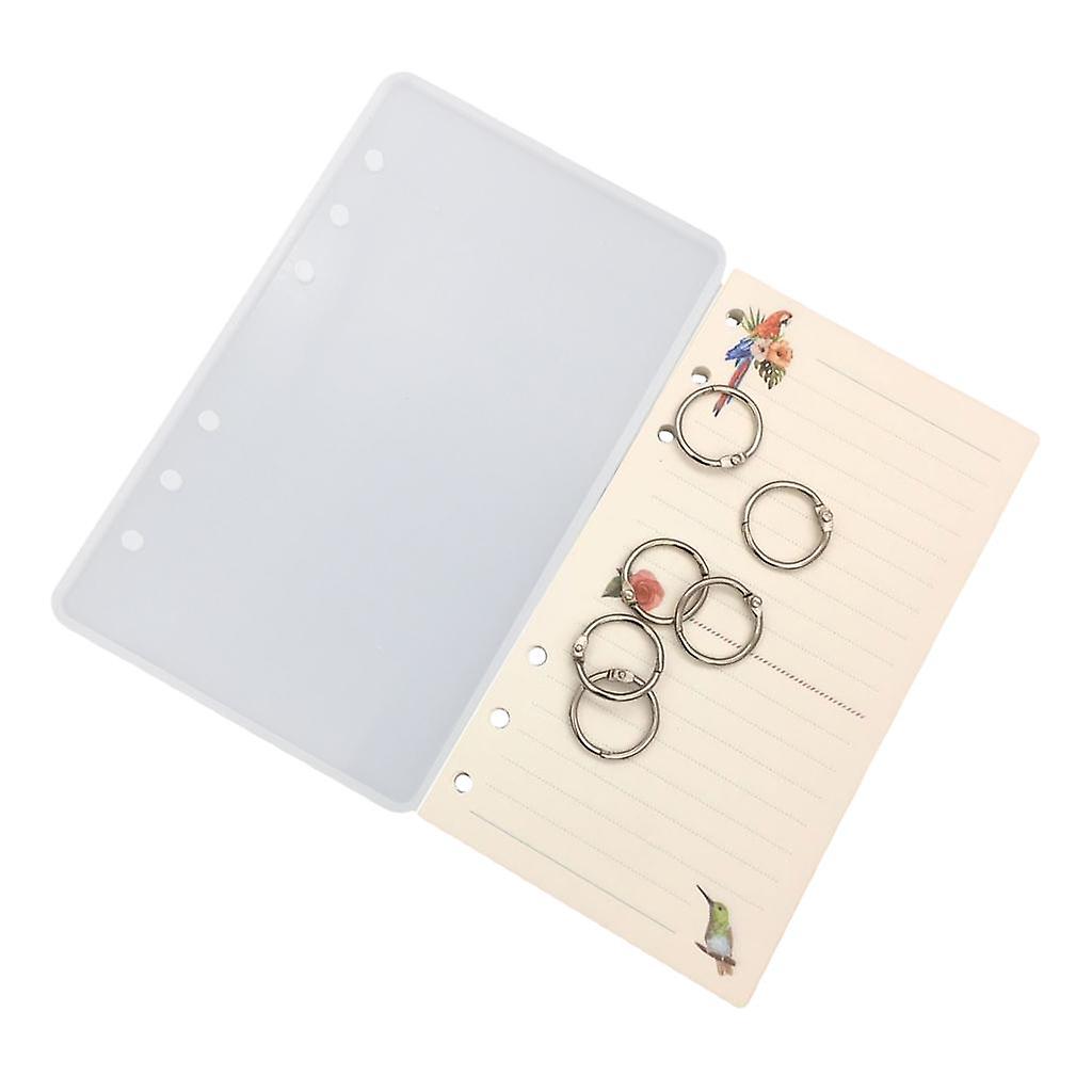 DIY Notebook Silicone Molds ,Paper Core ,Crossed Buckle for Making Craft A5