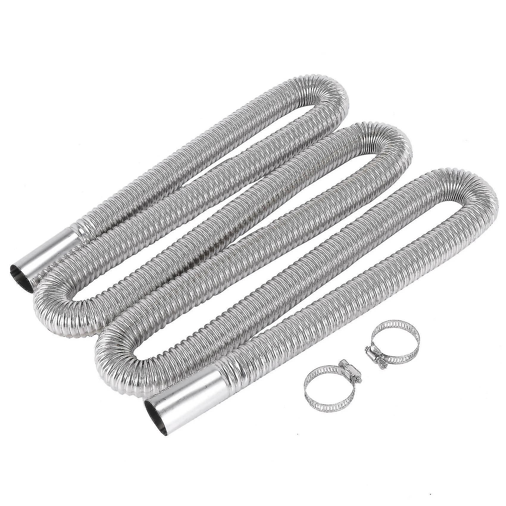 200 厘米汽车空气泊车加热器排气管带 2 个夹子油箱排气管软管管兼容柴油加热器