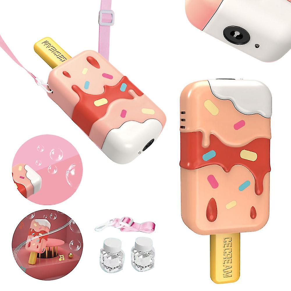 Elektrisk boblemaskine Børn Gatling Bubble Machine Bubble Blower Bubble Machine Sød Dyr Bubble Blower