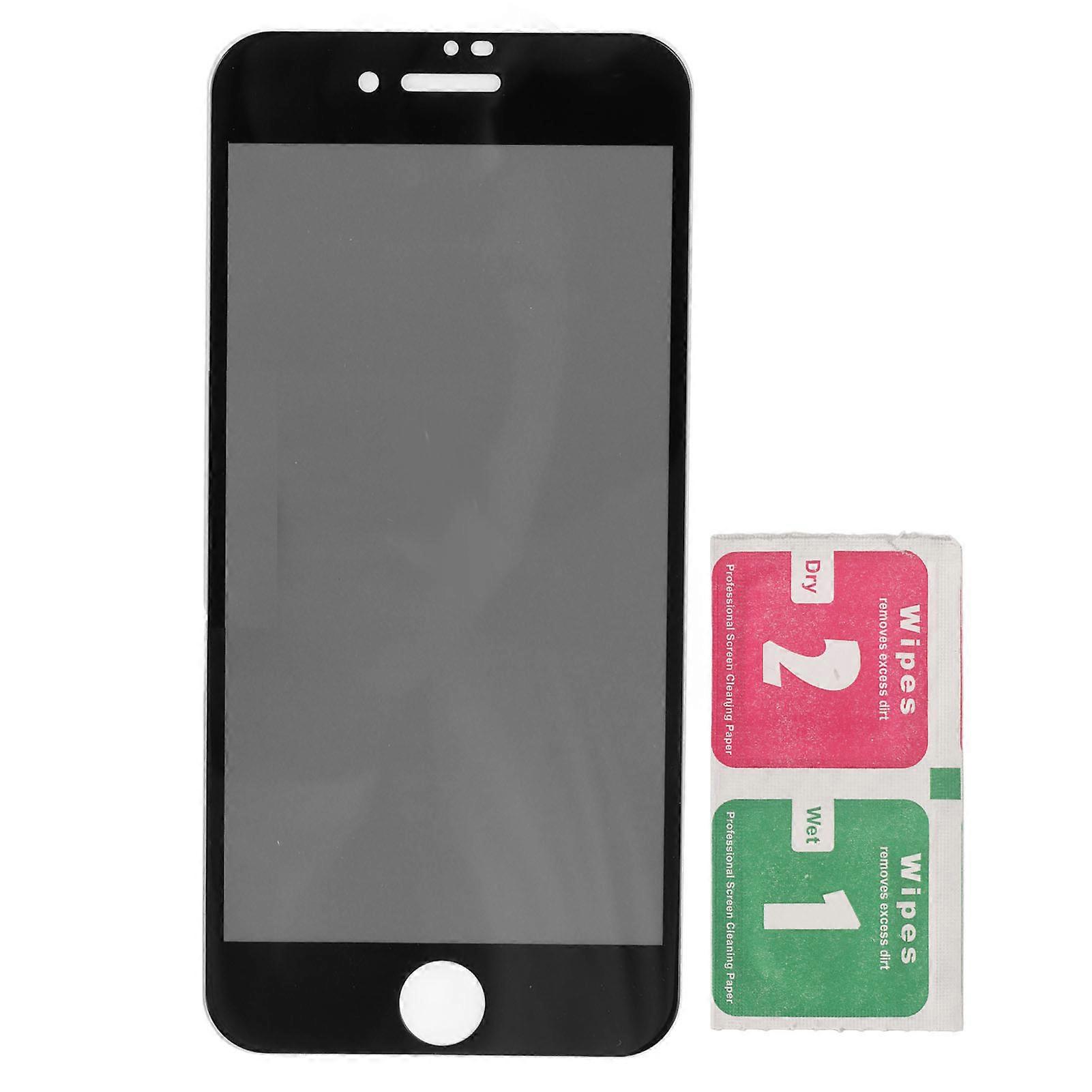 iPhone 8/7 Peep Proof Tempered Glass Screen Protector - Full Coverage, Easy Install