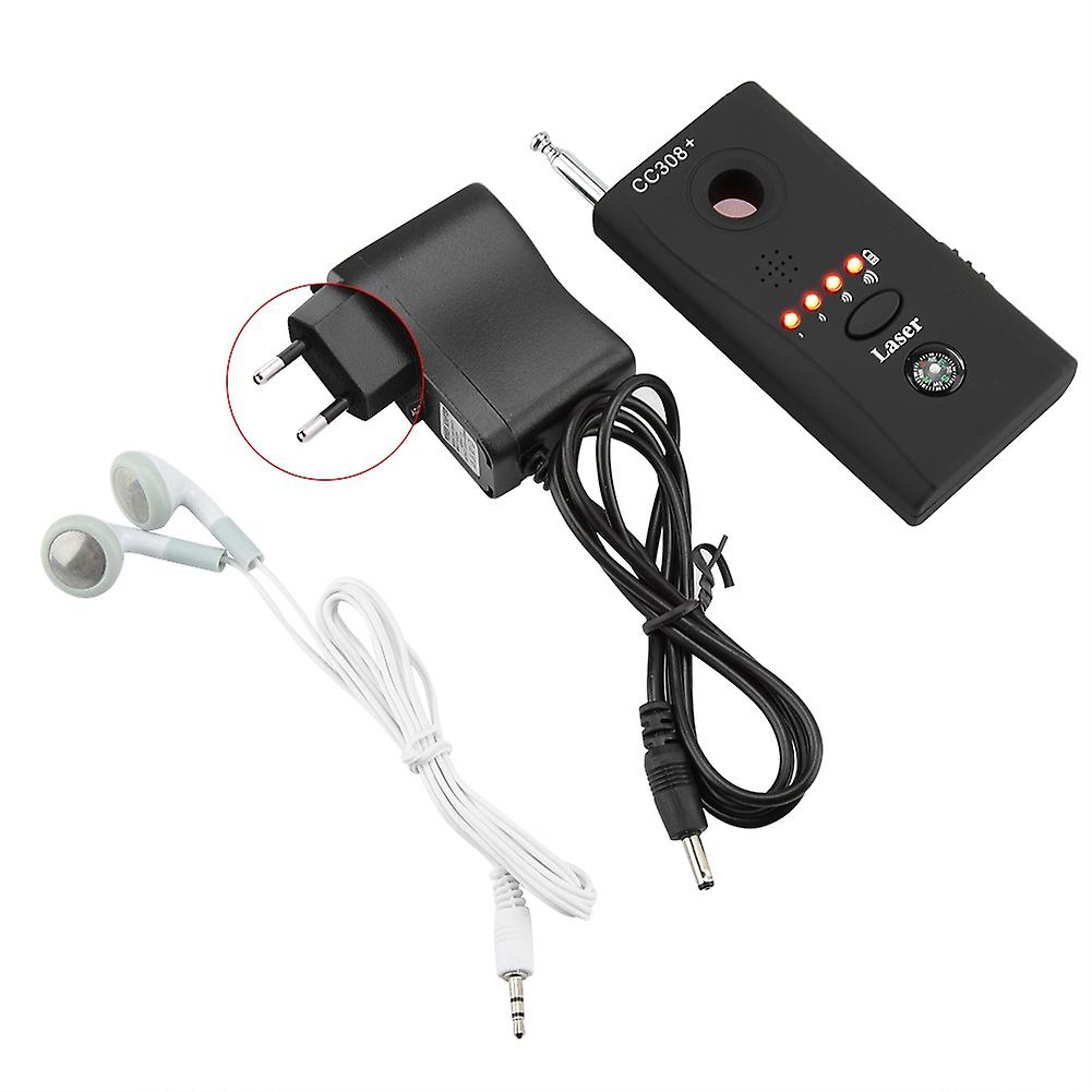 Wireless Signal Detector Camera Locator Anti-Spy Multi-Function Privacy Protection Device Easy to Use Compact Design Adjustable Sensitivity EU Plug 11
