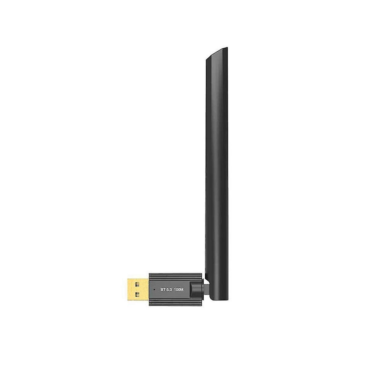 100m Usb Bluetooth Adapter Usb Bluetooth 5.3 Empfänger 4dbi Antenne Bluetooth-Sender für Comput-yu