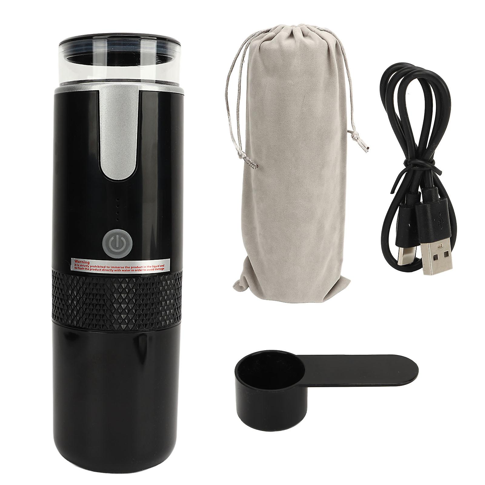 Portable Coffee Maker Mini Handheld Coffee Machine Cordless Type C Rechargeable Auto Mini Coffee Maker with 1200mAh Battery