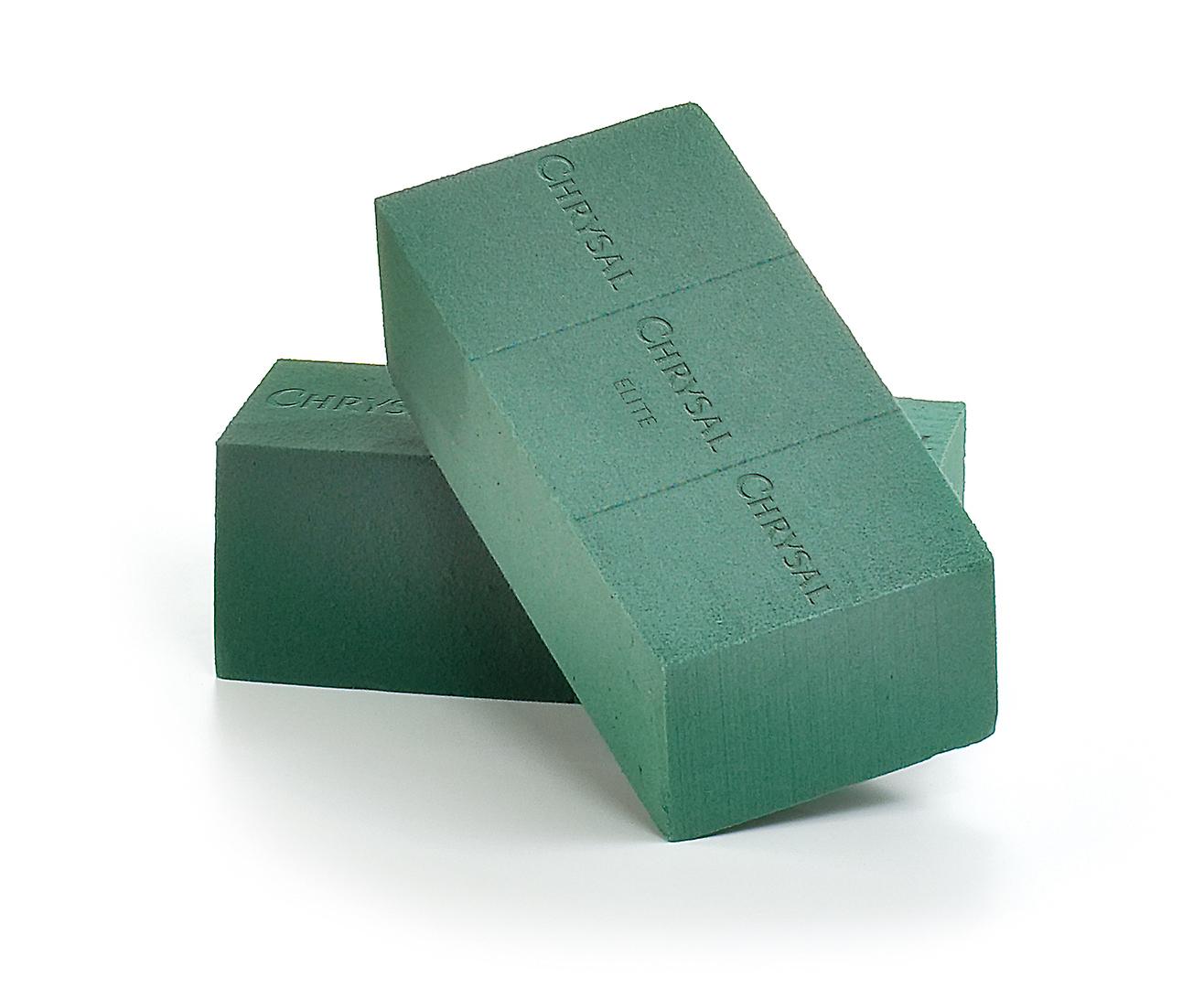 CHRYSAL Floral Foam Elite Wet, Normal Brick Shape, 1 Piece