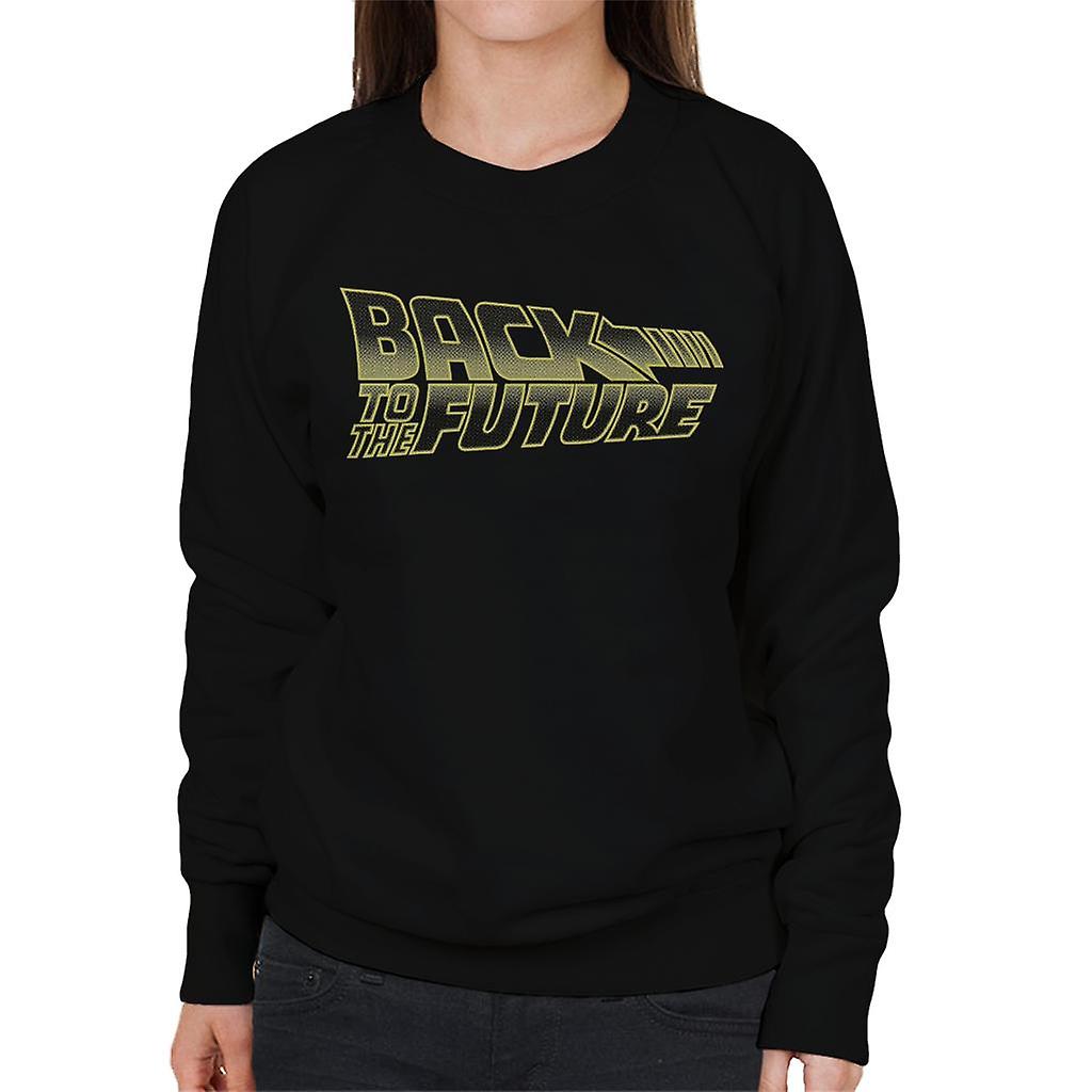 Back to the Future Gold Logo Women's Sweatshirt