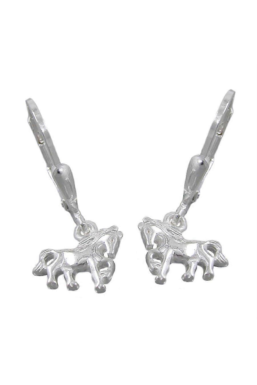 Leverback Earrings Horse Silver 925 - Gl92824
