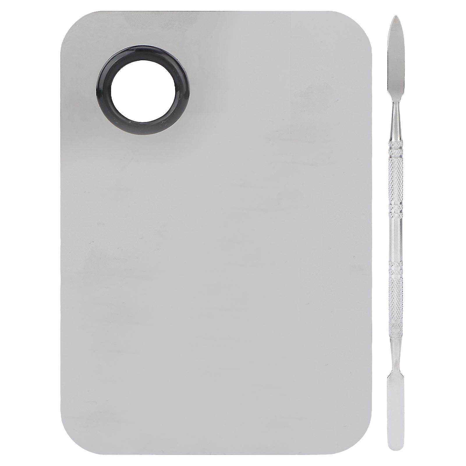 Professional Stainless Steel Makeup Mixing Palette