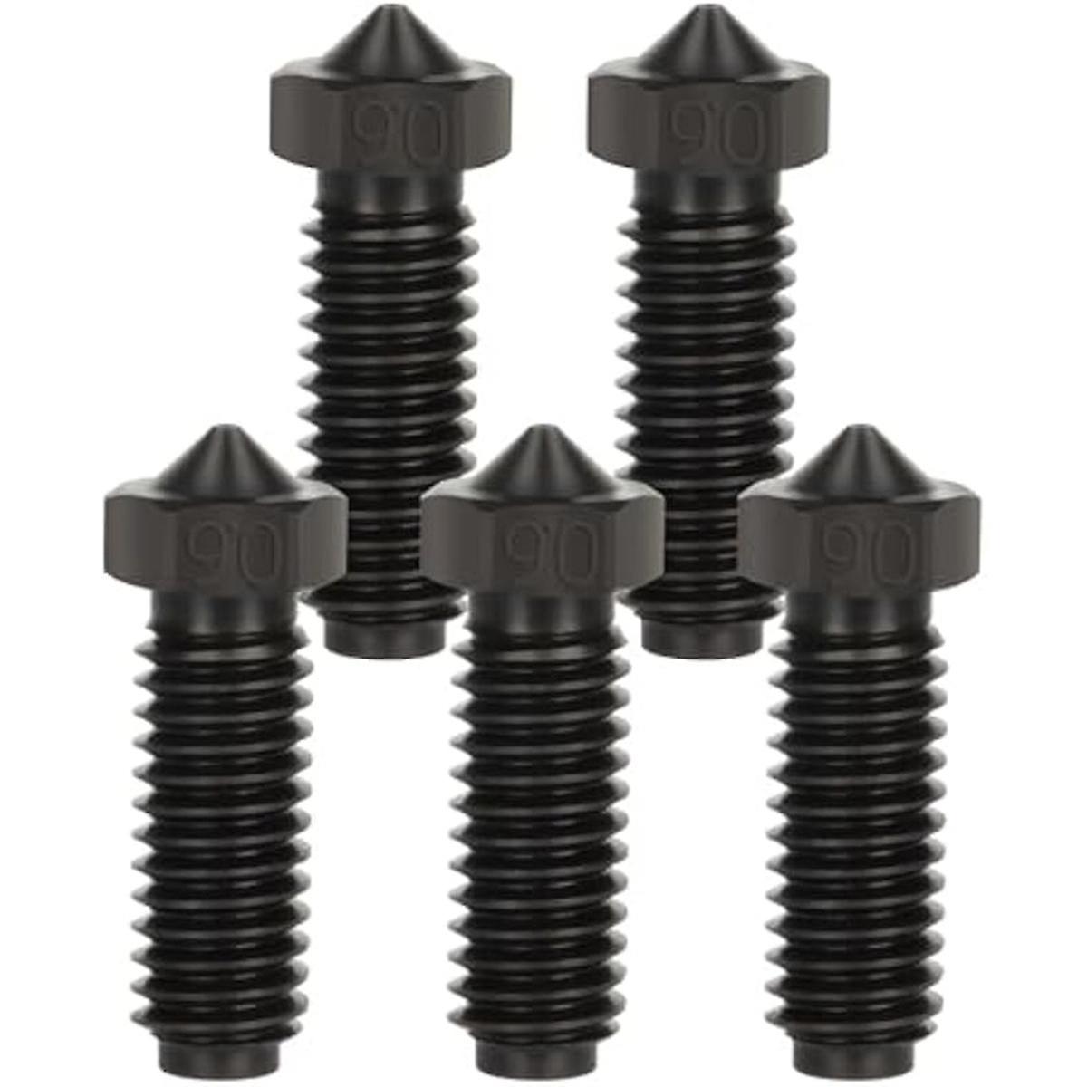 5pc 3D Printers Extruder Hotend Nozzle Kits 0.6mm for 2/ 2 Neo/ 2 Pro/ 2 Plus/ 2 Max