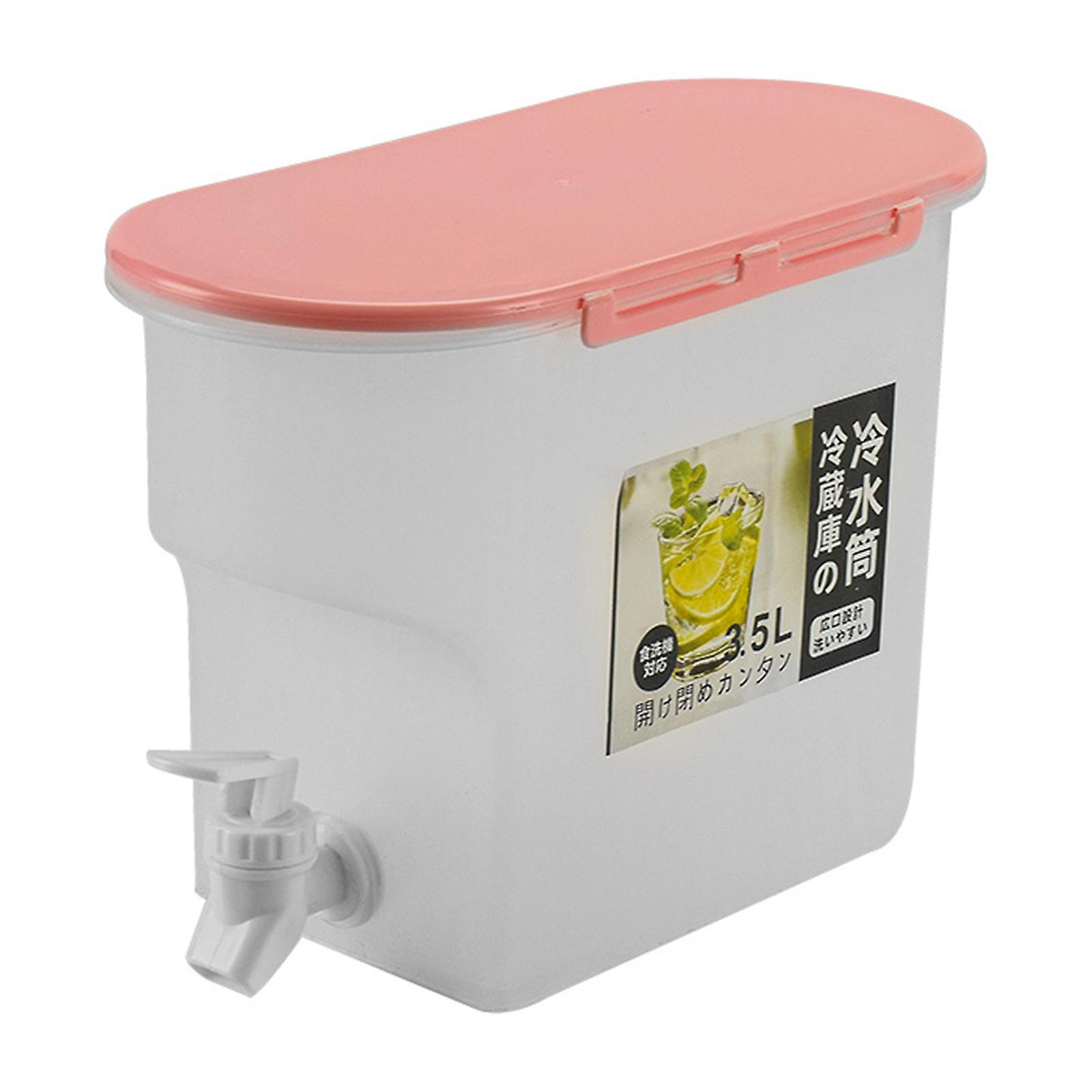 3.5L Cold Kettle with Faucet Leakproof Large Capacity Water Pitcher for Camping Party